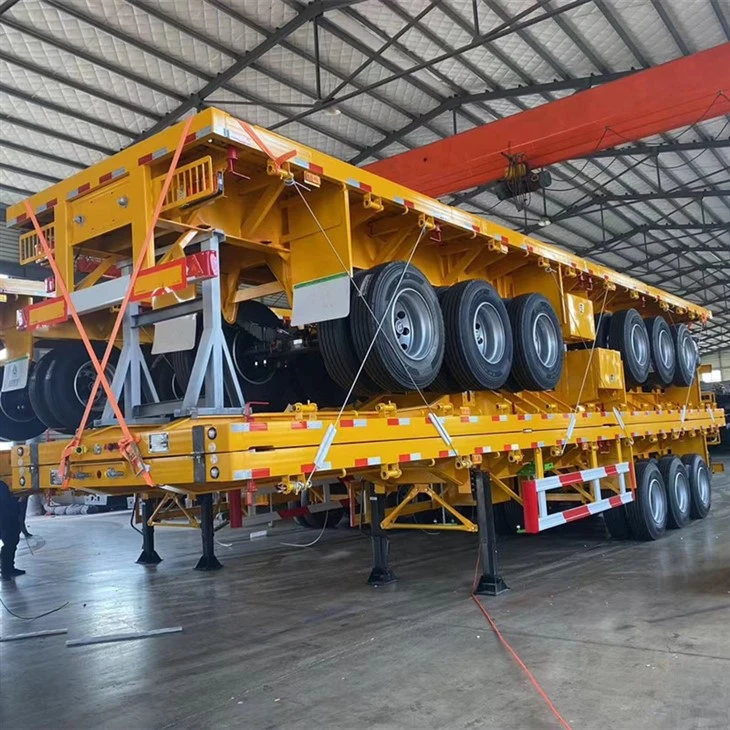 3 Axle Flatbed Semi Trailer 3 Axle Flatbed Semi Trailer